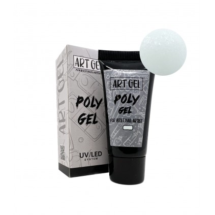 پلی ژل شیری آرت ژل ART GEL MILKY WHITE 02 30ml