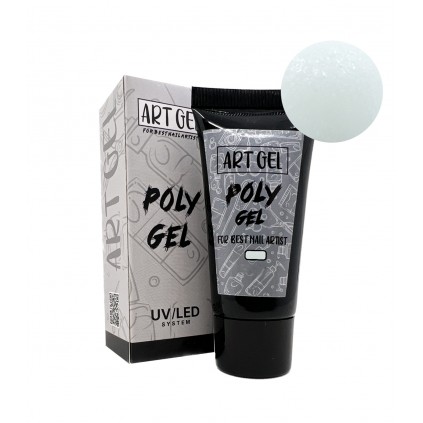 پلی ژل شیری آرت ژل ART GEL MILKY WHITE 02 60ml