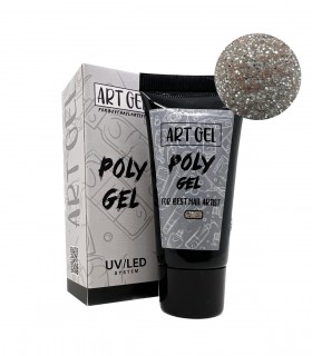 پلی ژل هلویی شاین دار آرت ژل ART GEL SHYNY PEACH 05 60ml