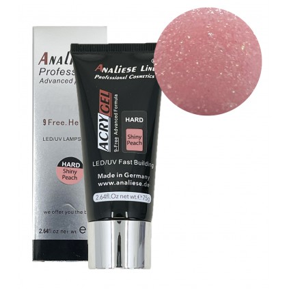 پلی ژل هارد آنالیز هلویی شاین دار ANALIESE 75g SHINY PEACH