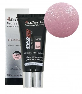 پلی ژل هارد آنالیز صورتی شاین دار ANALIESE 75g SHINY PINK