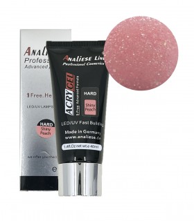 پلی ژل هارد آنالیز هلویی شاین دار ANALIESE 40g SHINY PEACH