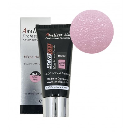 پلی ژل هارد آنالیز صورتی ANALIESE 40g COVER PINK