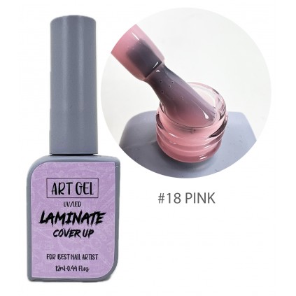 لمینیت صورتی آرت ژل ARTGEL 18 PINK