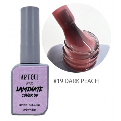 لمینیت هلویی تیره آرت ژل ARTGEL 19 DARK PEACH