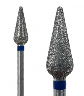 سرسوهان مانیکور روسی KMIZ 60 مخروطی نوار آبی