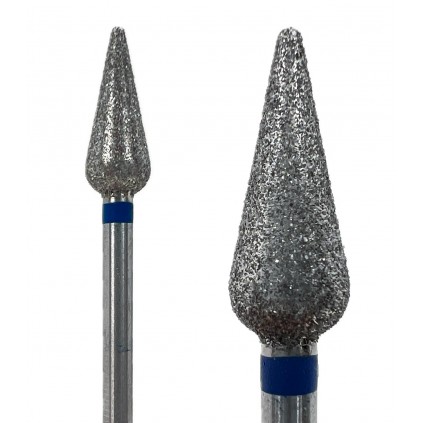 سرسوهان مانیکور روسی KMIZ 60 مخروطی نوار آبی