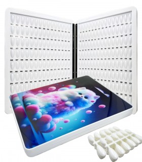 آلبوم کالیته ناخن 240 عددی پلکسی - طرح گربه ملوس + کالیته 240 عددی