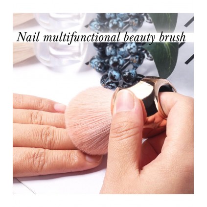 فرچه ناخن نرم سر گرد