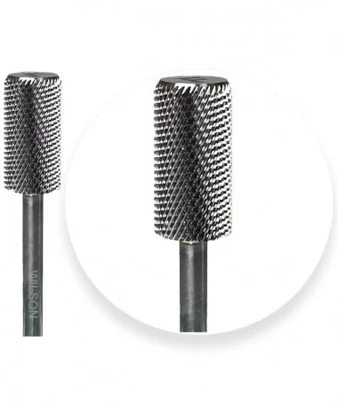 سر سوهان الماسه استوانه ای سرتخت F روکش کروم ویلسون WILSON