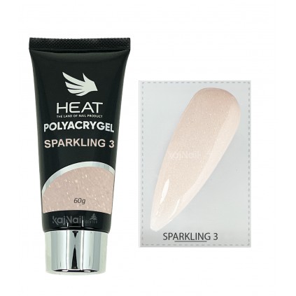 پلی ژل شاین دار هیت HEAT SPARKLING3 60g