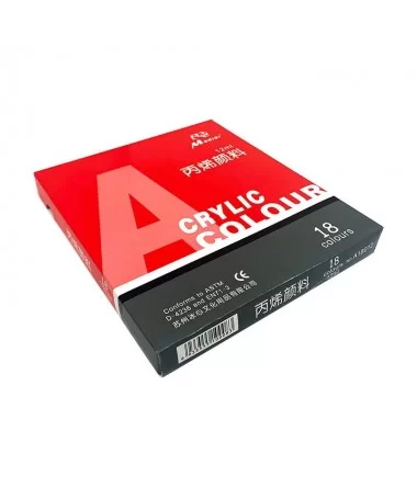 رنگ اکریلیک طراحی ناخن 18 عددی مدیسی MADISI