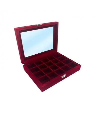 جعبه دیزاین ناخن 24 عددی مخمل