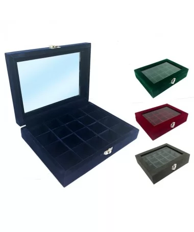 جعبه دیزاین ناخن 24 عددی مخمل