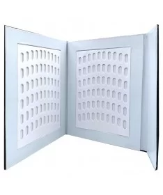 آلبوم کالیته ناخن 120عددی چرم سفید