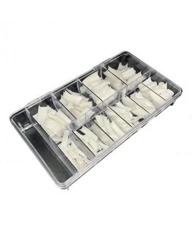 تیپ ناخن سفید 400 عددی مجیک گرل MAGIC GIRL