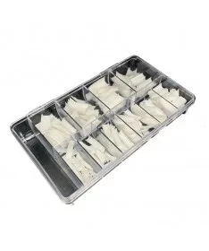 تیپ ناخن سفید 400 عددی مجیک گرل MAGIC GIRL