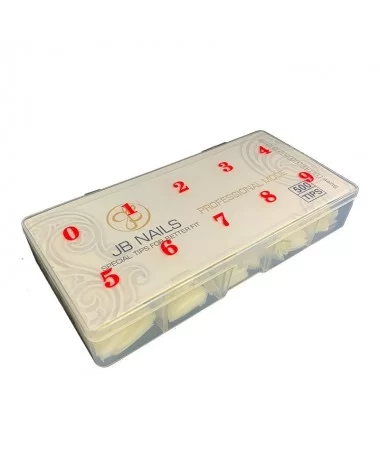 تیپ ناخن طبیعی 500 عددی جی بی نیل JB NAILS