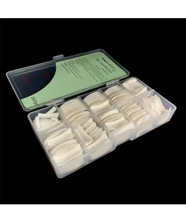 تیپ ناخن سفید 500 عددی مجیک گرل MAGIC GIRL