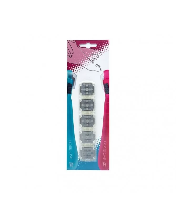 تیغ یدک پدیکور بسته 5 عددی زولینگن ROSE LINE SOLINGEN تیغ یدک پدیکور بسته 5 عددی زولینگن ROSE LINE SOLINGEN