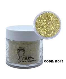 دیزاین پودر اکلیلی ناخن تتیس B043 TETIS