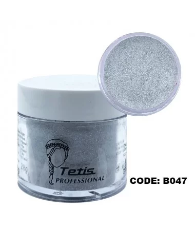 دیزاین پودر اکلیلی ناخن تتیس B047 TETIS