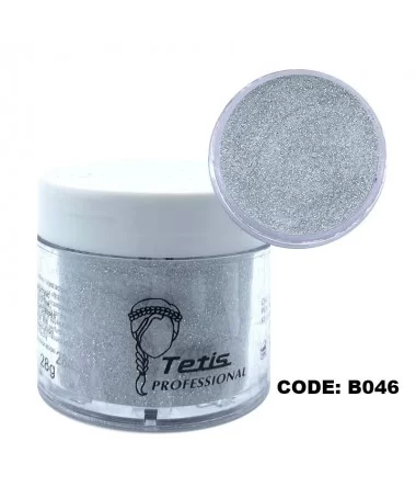 دیزاین پودر اکلیلی ناخن تتیس B046 TETIS