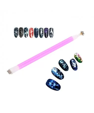 مگنت ناخن دوسر طرح گل و پوست سوسمار