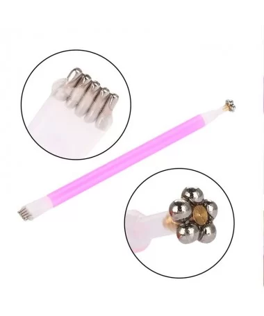 مگنت ناخن دوسر طرح گل و پوست سوسمار