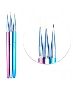 پک 3 عددی قلم طراحی ناخن ژیفانشی ZHEFANSHI