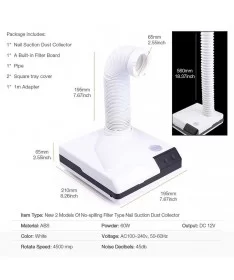 مکنده  و فن زیر دست LED دار 60 وات