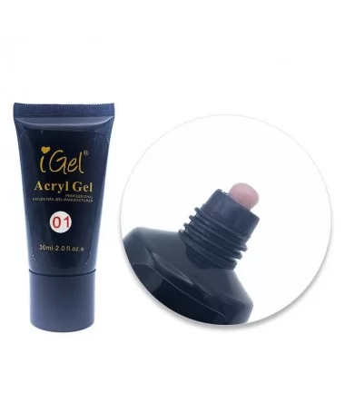پلی ژل کاشت ناخن آی ژل 01 I GEL