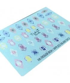 اسلایدر (لنز) ناخن فشن نیلز FASHION NAILS W24