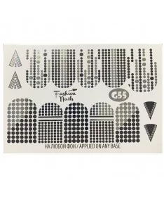 اسلایدر (لنز) ناخن فشن نیلز FASHION NAILS G55