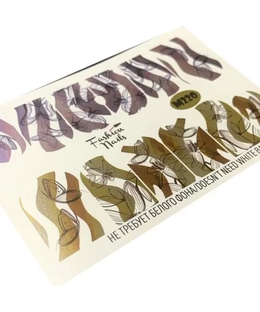 اسلایدر (لنز) ناخن فشن نیلز FASHION NAILS M220