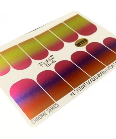 اسلایدر (لنز) ناخن فشن نیلز FASHION NAILS M128