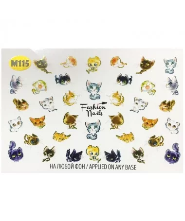 اسلایدر (لنز) ناخن فشن نیلز FASHION NAILS M115