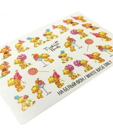 اسلایدر (لنز) ناخن فشن نیلز FASHION NAILS 162