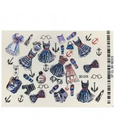 اسلایدر (لنز) ناخن 3D-315