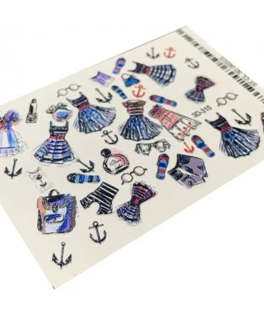 اسلایدر (لنز) ناخن 3D-315