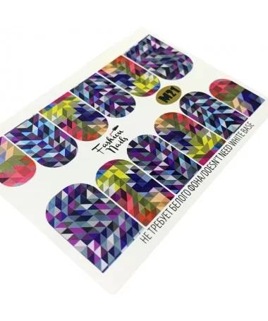 اسلایدر (لنز) ناخن فشن نیلز FASHION NAILS M21