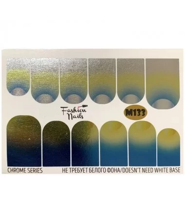 اسلایدر (لنز) ناخن فشن نیلز FASHION NAILS M133