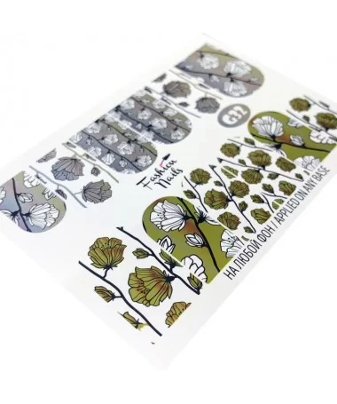 اسلایدر (لنز) ناخن فشن نیلز FASHION NAILS G32