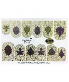 اسلایدر (لنز) ناخن فشن نیلز FASHION NAILS M218