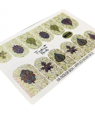 اسلایدر (لنز) ناخن فشن نیلز FASHION NAILS M218