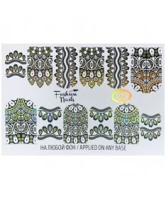 اسلایدر (لنز) ناخن فشن نیلز FASHION NAILS G28