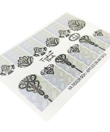 اسلایدر (لنز) ناخن فشن نیلز FASHION NAILS G23