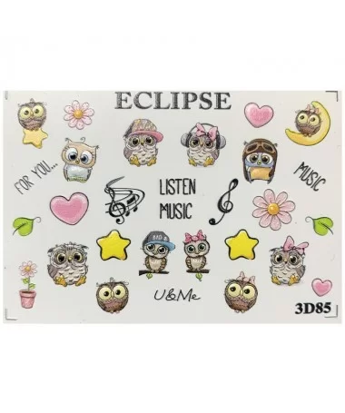 اسلایدر (لنز) ناخن فشن نیلز FASHION NAILS 3D85