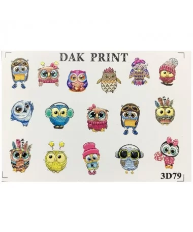 اسلایدر (لنز) ناخن فشن نیلز FASHION NAILS 3D79