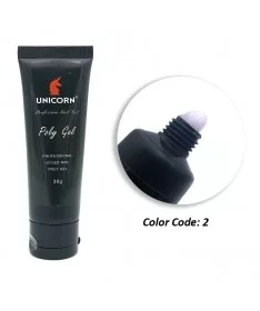 پلی ژل کاشت ناخن یونی کرن UNICORN کد:2
